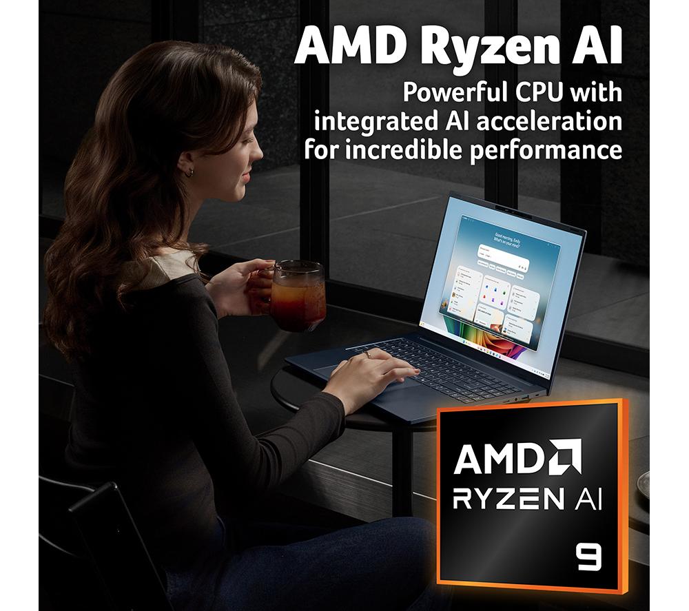 ACER Swift Go 16 OLED 16" Laptop, Copilot+ PC - AMD Ryzen AI 9, 1 TB SSD, Blue image number 5 of 12