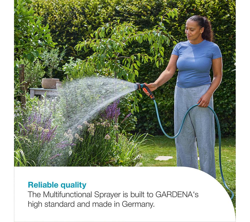GARDENA 18370-20 Classic Multi Spray Gun - Grey, Orange & Turquoise image number 6 of 9
