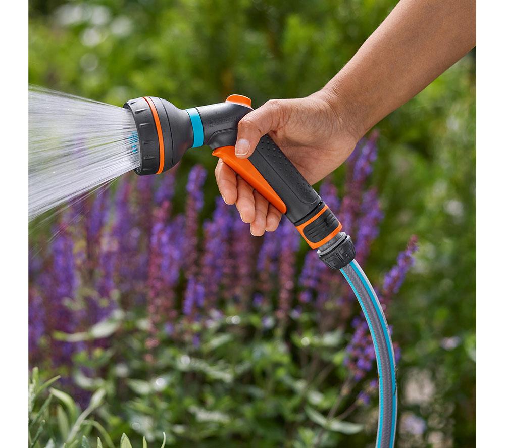 GARDENA 18370-20 Classic Multi Spray Gun - Grey, Orange & Turquoise image number 8 of 9