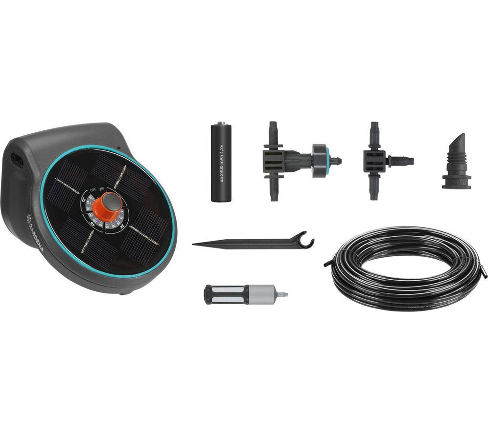 GARDENA AquaBloom Solar-Powered Irrigation Kit - Black image number 2 of 3