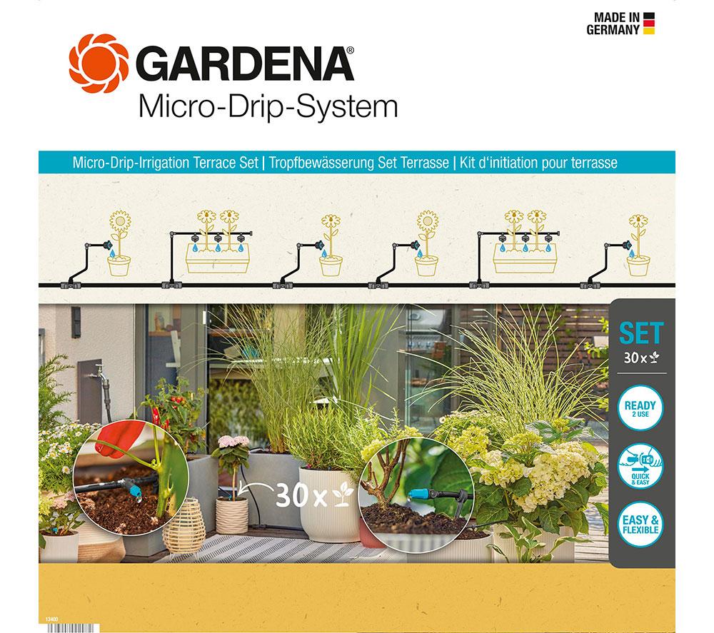 GARDENA Micro Drip Starter Set for Terrace - Black image number 6 of 6
