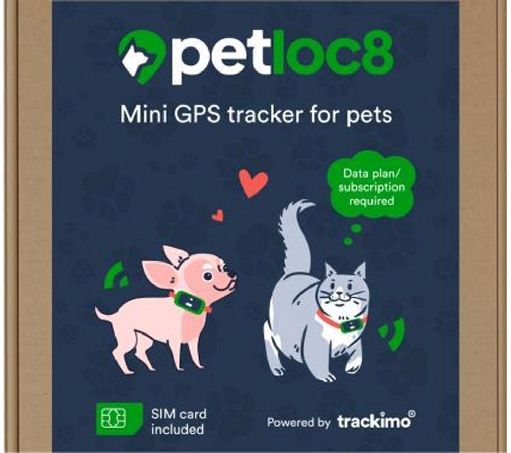 PETLOC8 Mini Smart GPS Pet Tracker - Green & Black image number 2 of 2