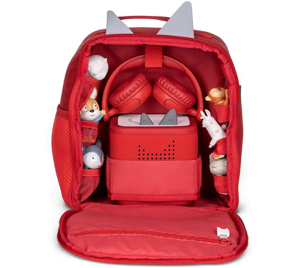 TONIES Backpack with Mini Creative Tonie - Sunset Red image number 2 of 2
