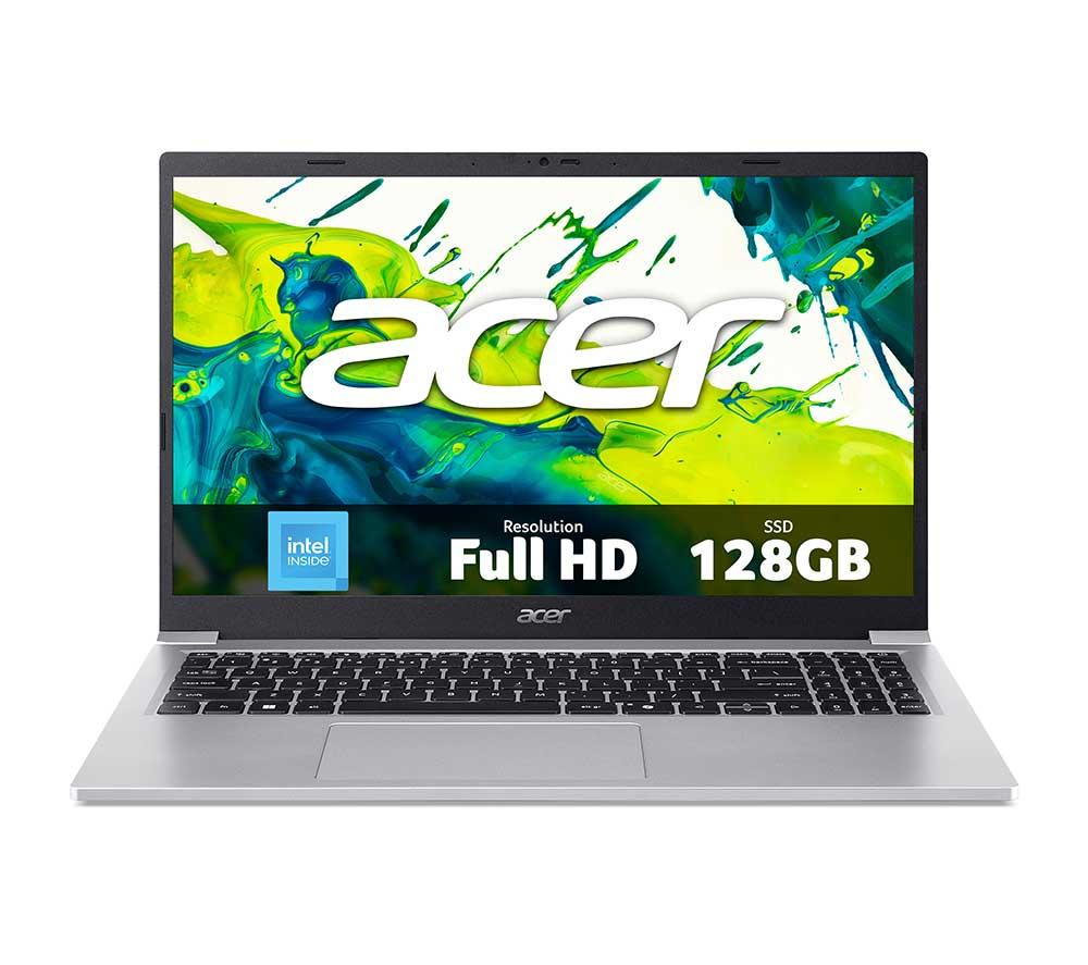 ACER Aspire Lite 15.6inch Laptop - IntelÂ®N150, 128 GB SSD, Silver