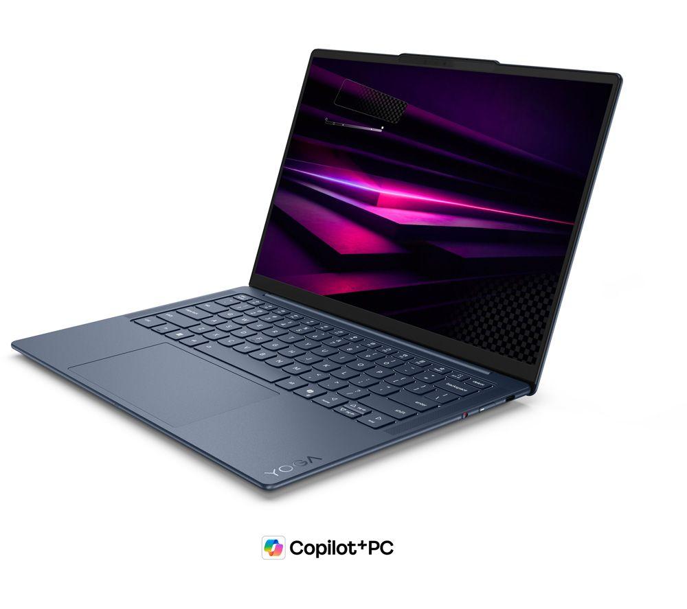 LENOVO Yoga Slim 7 14" Laptop, Copilot+ PC - Snapdragon X2 Plus, 512 GB SSD, Cosmic Blue image number 2 of 7