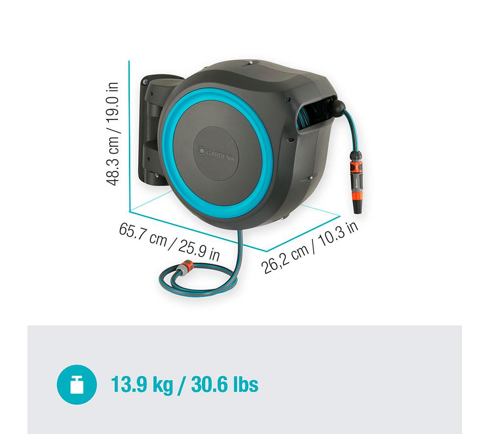 GARDENA 18630-20 Wall-Mounted Hose Box Roll Up - 35 m image number 4 of 7