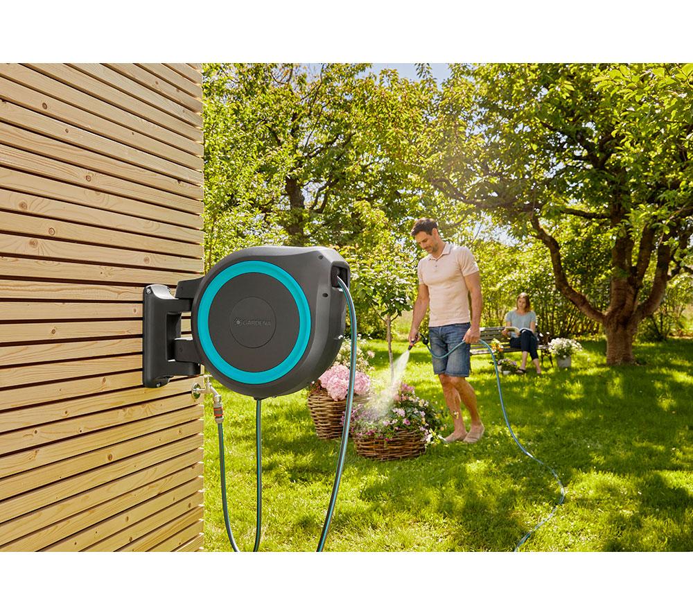 GARDENA 18630-20 Wall-Mounted Hose Box Roll Up - 35 m image number 5 of 7