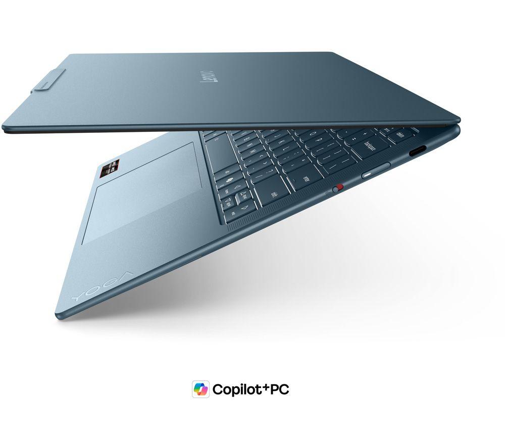 LENOVO Yoga Slim 7 14" Laptop, Copilot+ PC - AMD Ryzen AI 7, 1 TB SSD, Teal image number 5 of 7