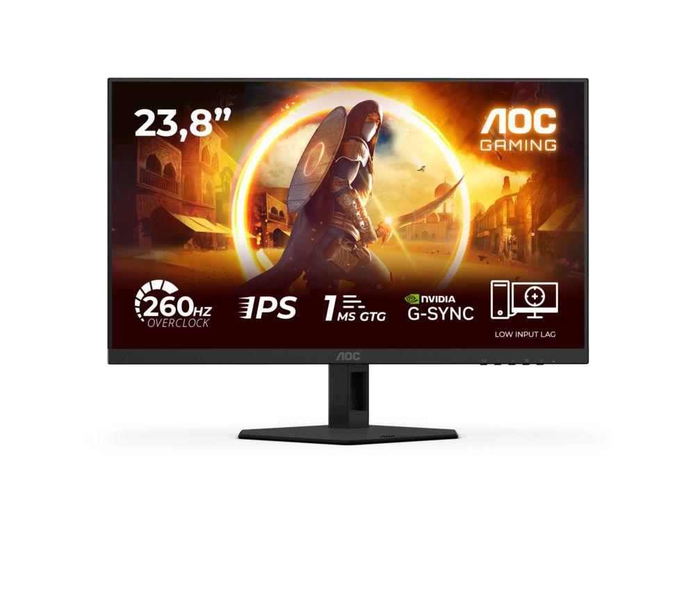Aoc 24G4zre Full Hd 24" Ips Lcd Gaming Monitor - Black, Black