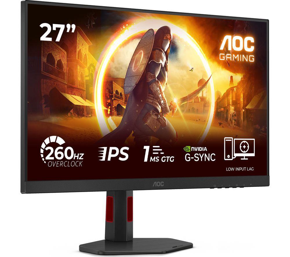 AOC 27G4ZR Full HD 27" IPS LCD Gaming Monitor - Black image number 8 of 13