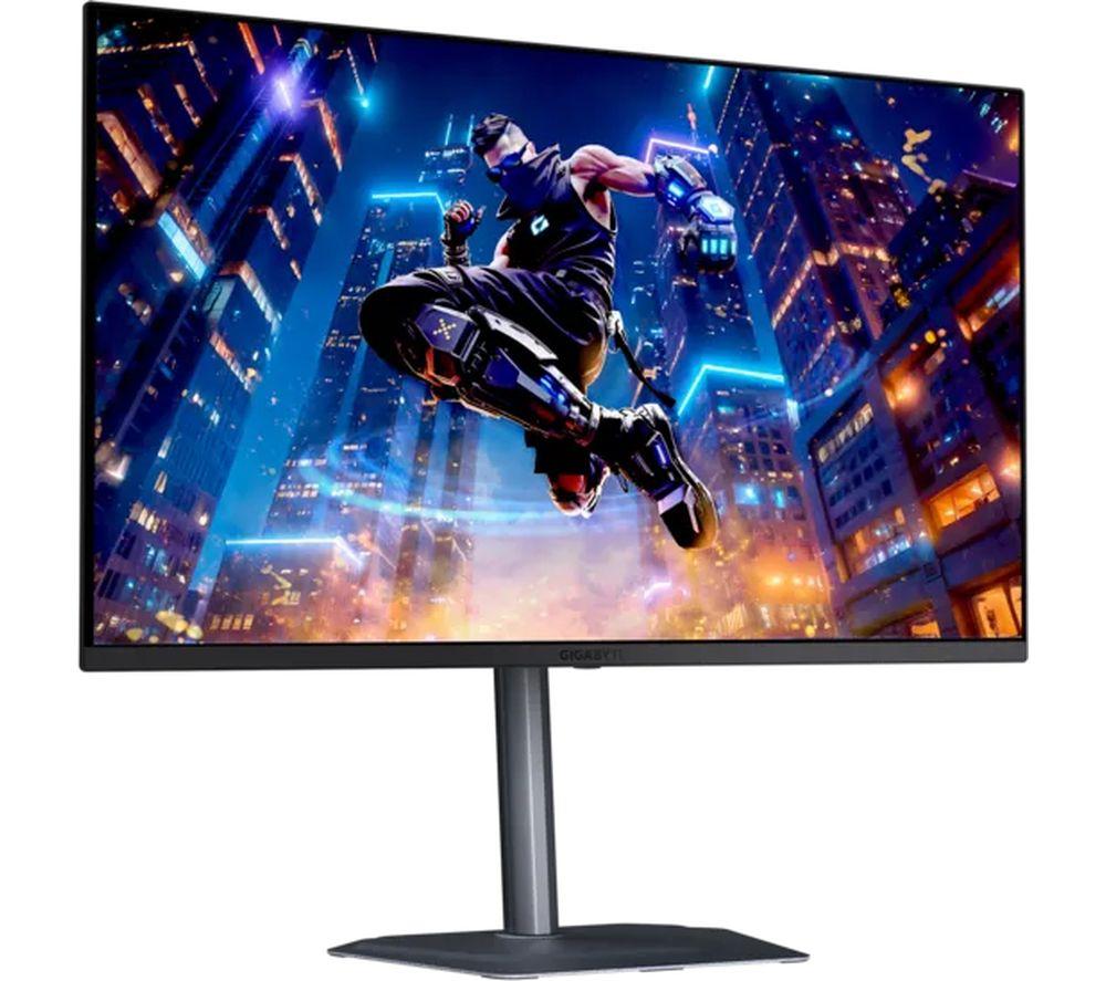 GIGABYTE MO32U2 4K Ultra HD 32" QD-OLED Gaming Monitor - Black image number 2 of 4