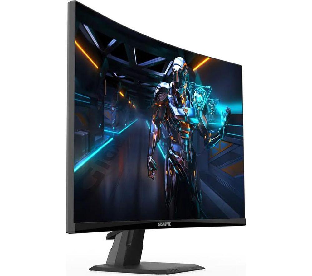 GIGABYTE GS27FCA Full HD 27" Curved VA LED Gaming Monitor - Black image number 2 of 6