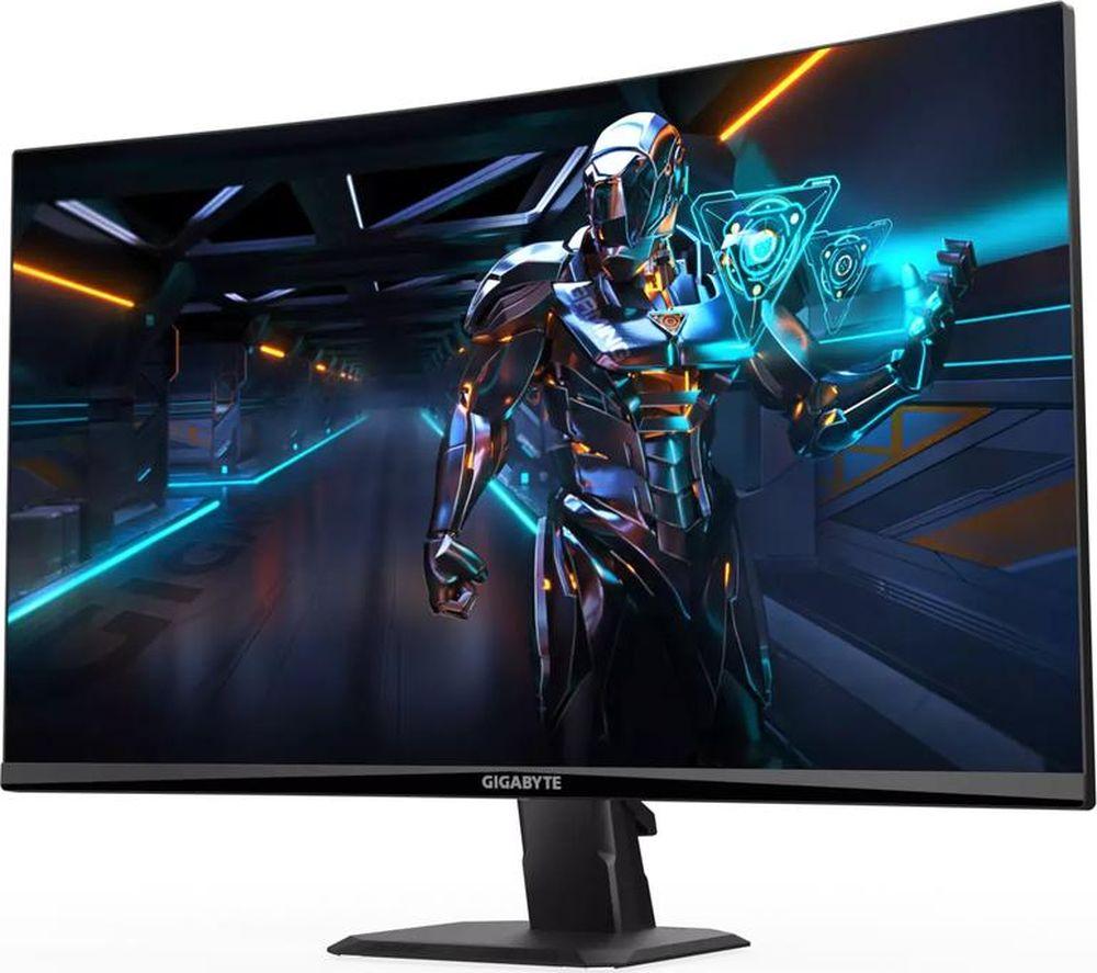 GIGABYTE GS27FCA Full HD 27" Curved VA LED Gaming Monitor - Black image number 3 of 6