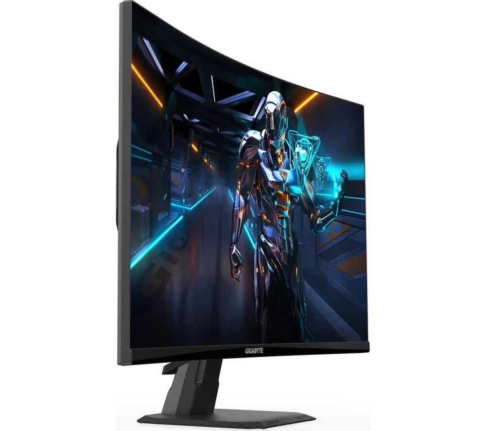 GIGABYTE GS27FCA Full HD 27" Curved VA LED Gaming Monitor - Black image number 4 of 6