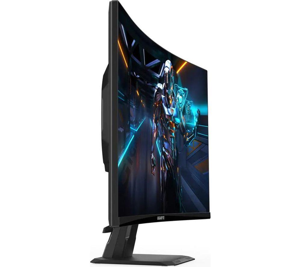 GIGABYTE GS27FCA Full HD 27" Curved VA LED Gaming Monitor - Black image number 5 of 6