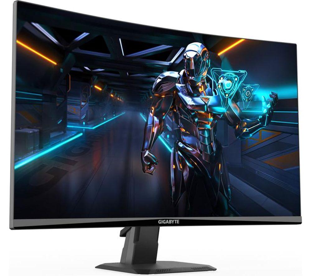 GIGABYTE GS27FCA Full HD 27" Curved VA LED Gaming Monitor - Black image number 6 of 6