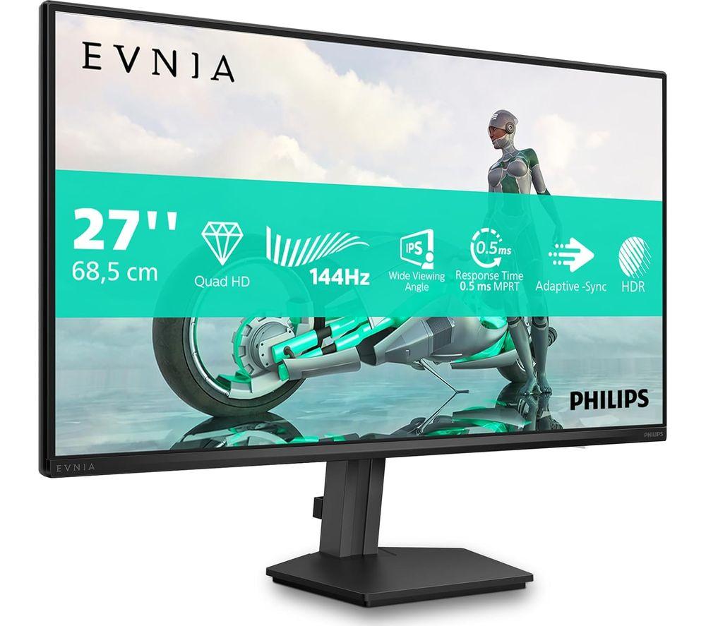 PHILIPS Evnia 27M2N3500NF Quad HD 27" IPS Gaming Monitor - White image number 6 of 6