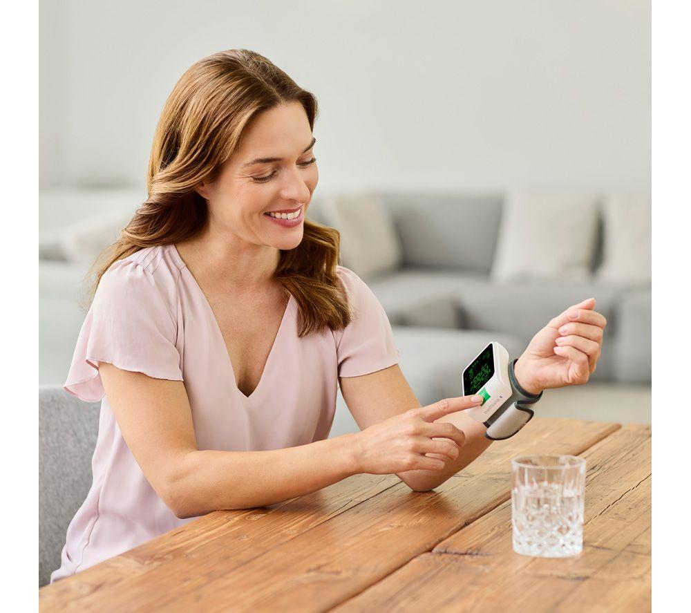 MEDISANA BW 360 Connect Wrist Blood Pressure Monitor - White image number 3 of 4