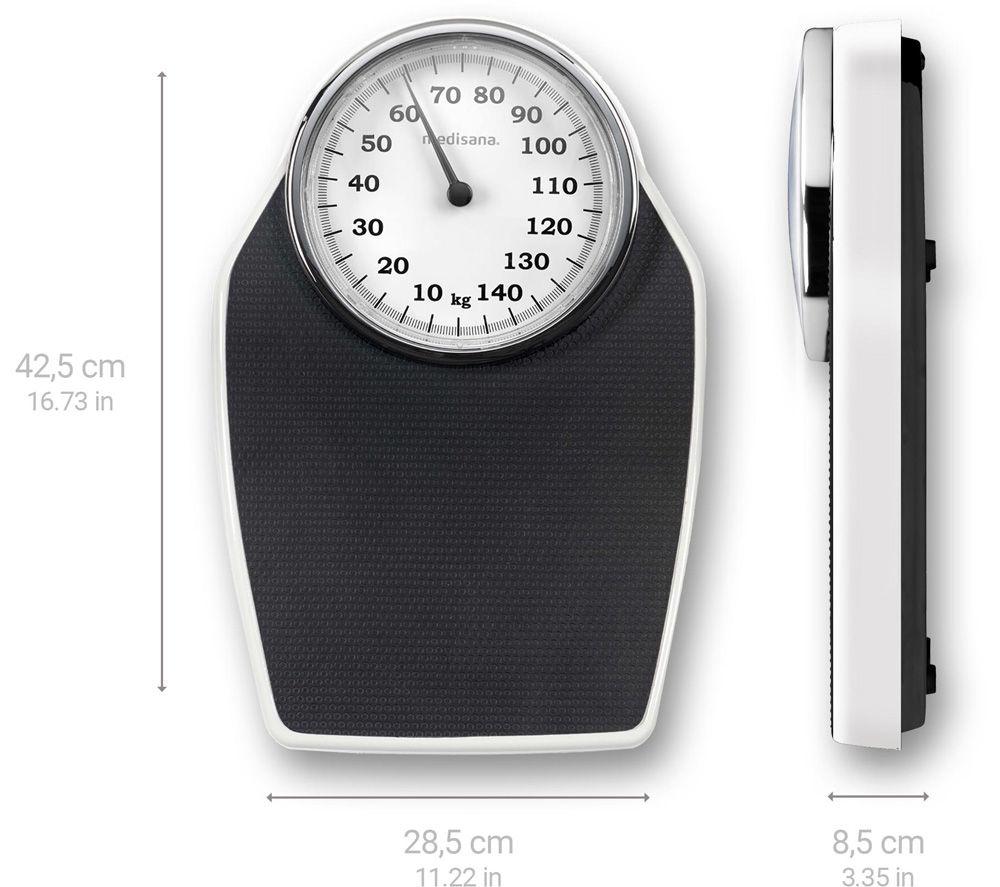 MEDISANA PSD Analog Bathroom Scale - Black image number 2 of 5