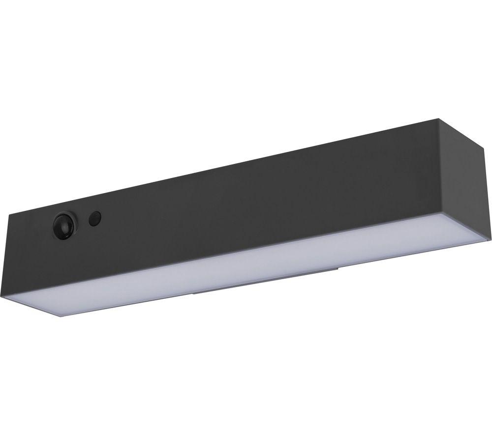 LUCECO Era Solar LED Brick Light with PIR Motion Sensor - Black