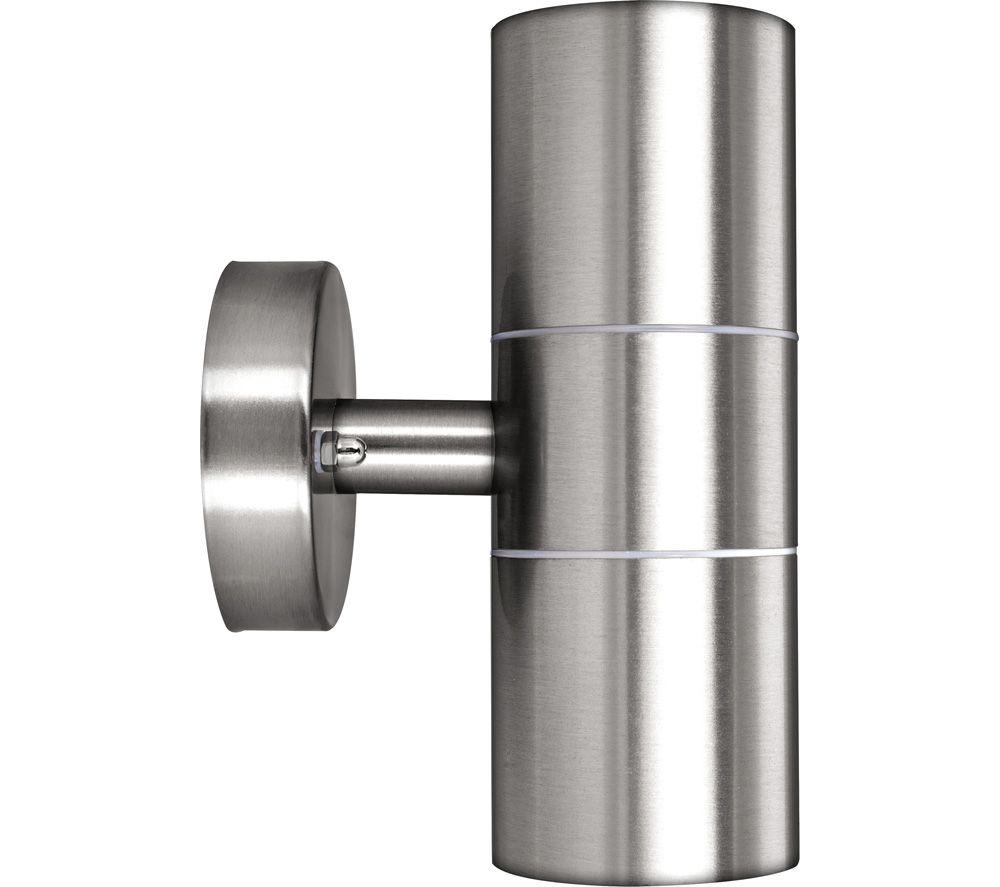 LUCECO PIR Decorative Outdoor LED Wall Light - Stainless Steel image number 2 of 4