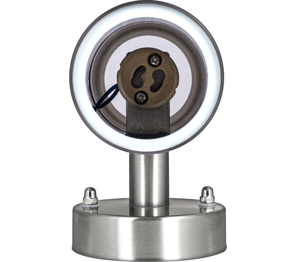 LUCECO PIR Decorative Outdoor LED Wall Light - Stainless Steel image number 3 of 4