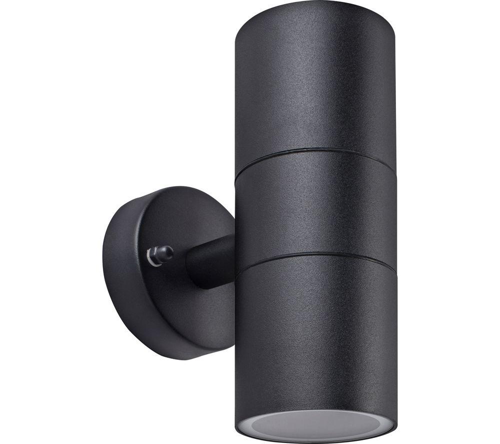 LUCECO PIR Decorative Outdoor LED Wall Light - Black