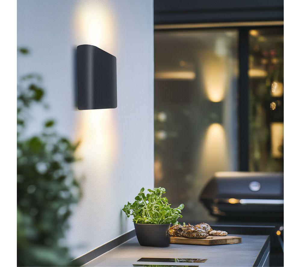 LUCECO Flat Decorative LED Wall Light - Slate Grey image number 5 of 6