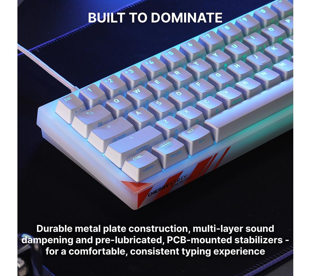 CHERRY XTRFY K5 Pro TMR Compact Mechanical Gaming Keyboard - White image number 12 of 15