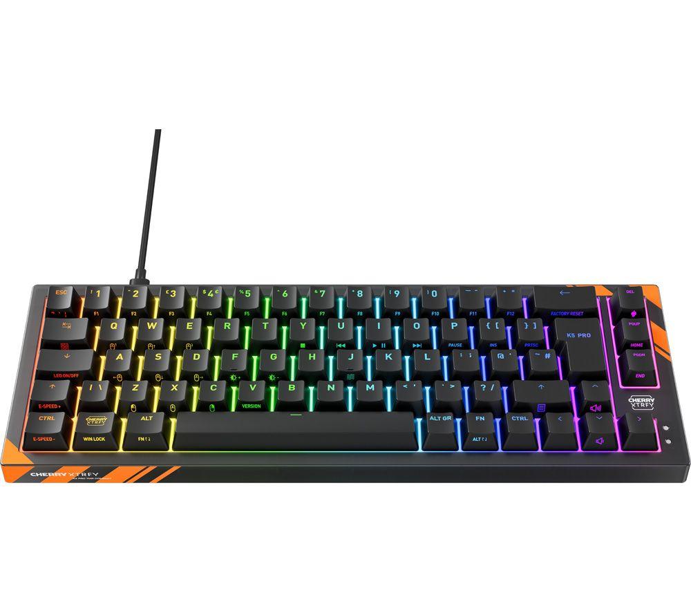 CHERRY XTRFY K5 Pro TMR Compact Mechanical Gaming Keyboard - Black image number 2 of 4