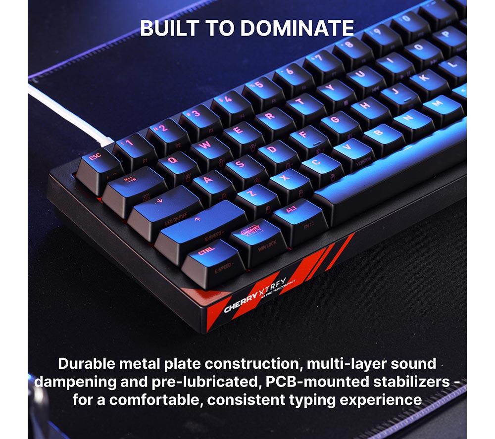 CHERRY XTRFY K5 Pro TMR Compact Mechanical Gaming Keyboard - Black image number 8 of 14