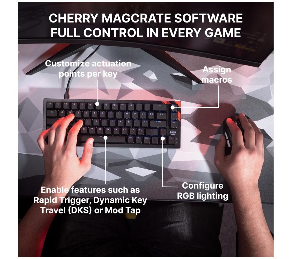 CHERRY XTRFY K5 Pro TMR Compact Mechanical Gaming Keyboard - Black image number 10 of 14