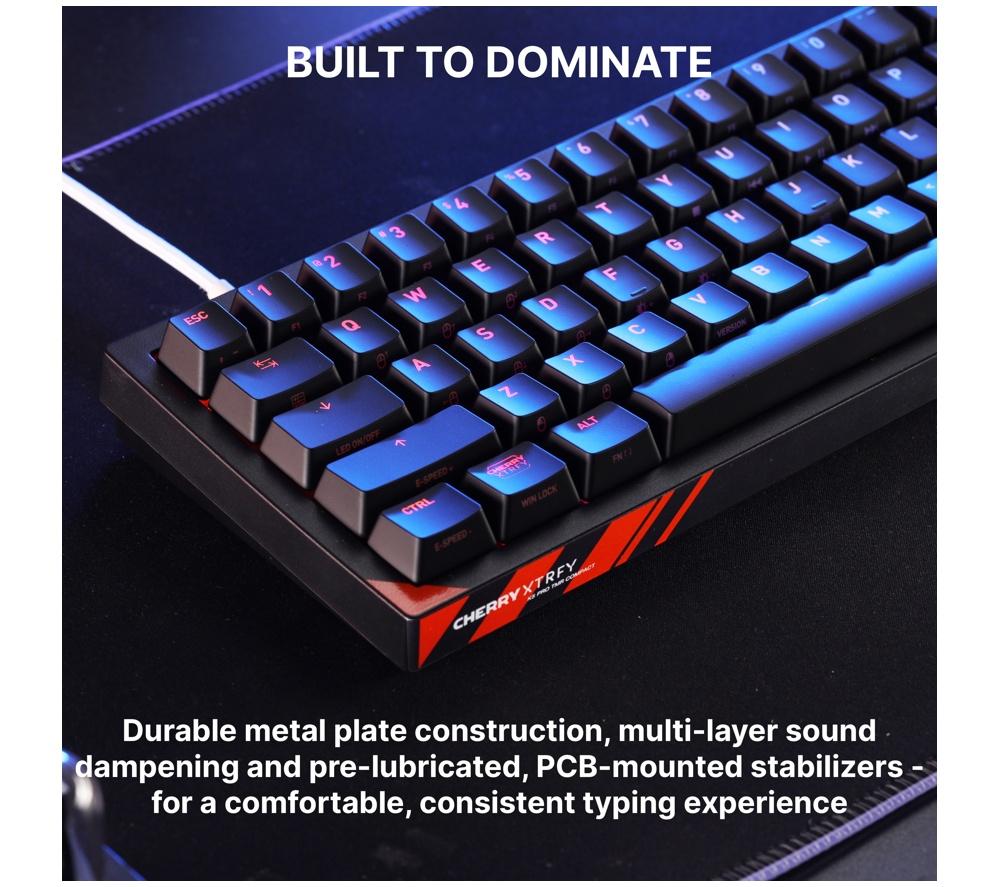 CHERRY XTRFY K5 Pro TMR Compact Mechanical Gaming Keyboard - Black image number 12 of 14