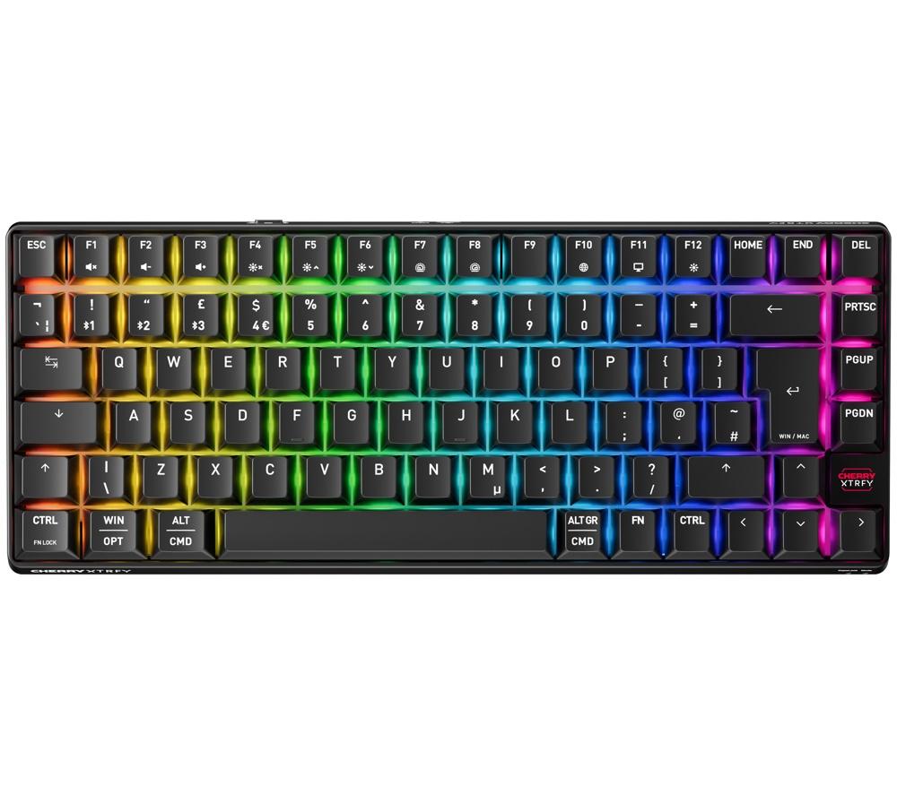 CHERRY XTRFY K33 Compact Wireless RGB Gaming Keyboard - Black image number 3 of 9