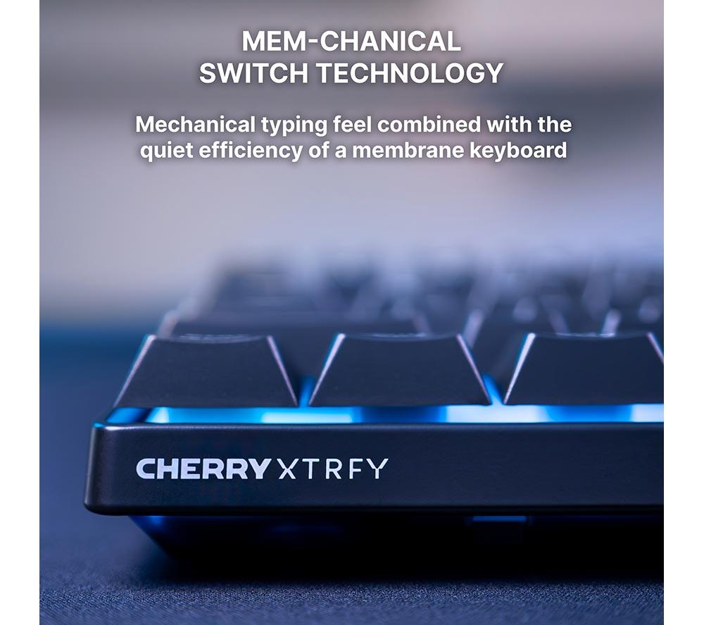 CHERRY XTRFY K33 Compact Wireless RGB Gaming Keyboard - Black image number 7 of 10