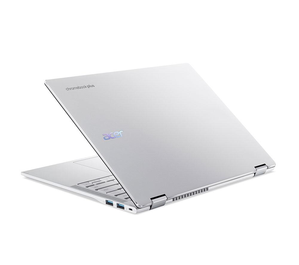 ACER Spin 514 14" 2 in 1 Chromebook Plus - MediaTek Kompanio Ultra 910, 128 GB UFS, Silver image number 12 of 12