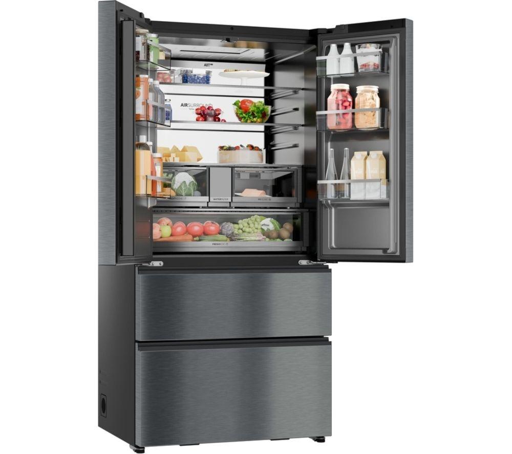 HAIER Series 9 HFW99F19ESSB American-Style Smart Fridge Freezer - Iconic Black image number 4 of 21