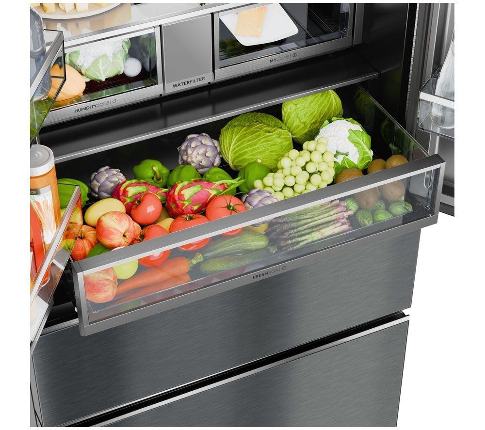HAIER Series 9 HFW99F19ESSB American-Style Smart Fridge Freezer - Iconic Black image number 16 of 21