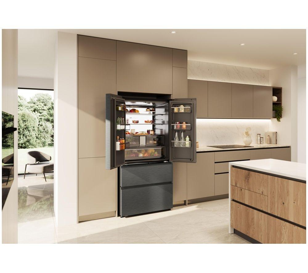 HAIER Series 9 HFW99F19ESSB American-Style Smart Fridge Freezer - Iconic Black image number 19 of 21