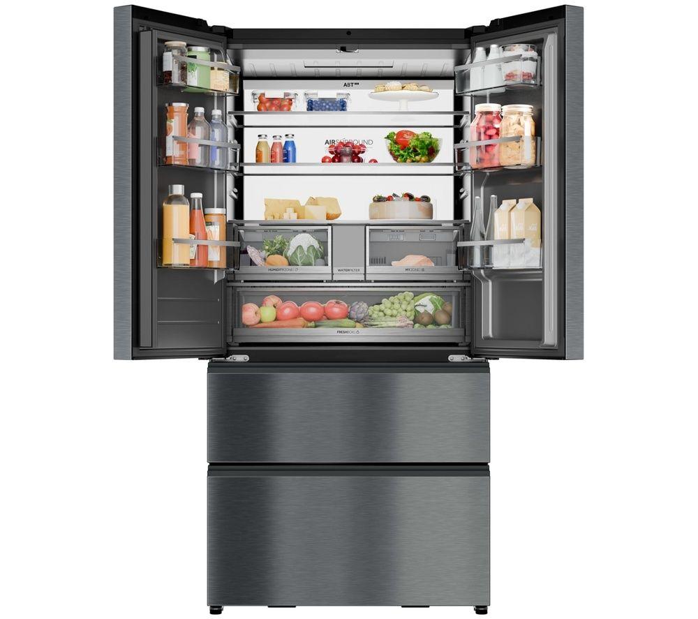 HAIER Series 9 HFW99F19ESSB American-Style Smart Fridge Freezer - Iconic Black image number 20 of 21