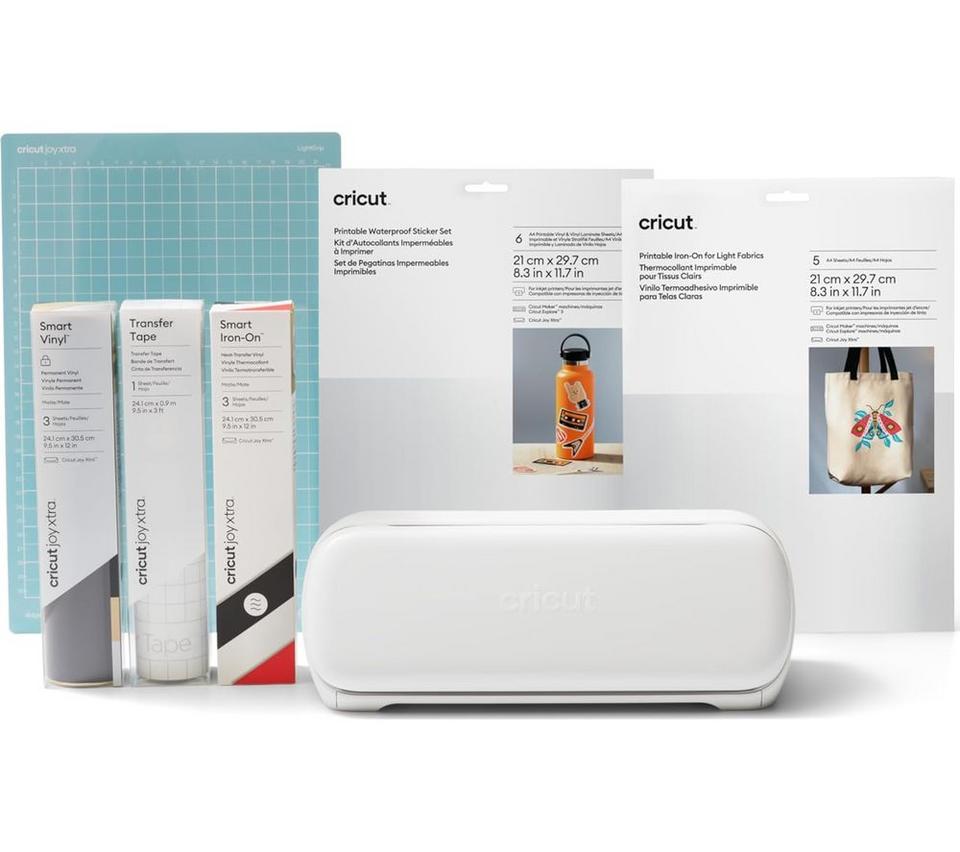 CRICUT Joy Xtra Digital Cutting Machine Starter Bundle - White