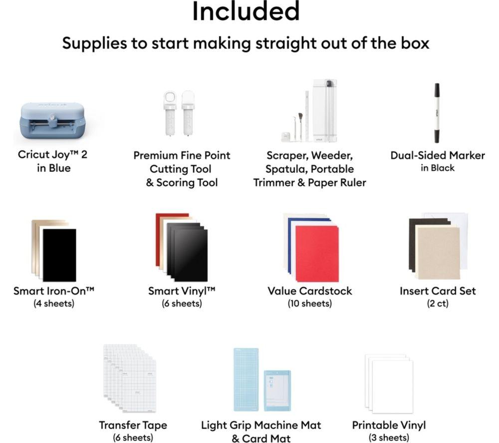 CRICUT Joy 2 DIY Digital Cutting Machine Essentials Bundle image number 2 of 5
