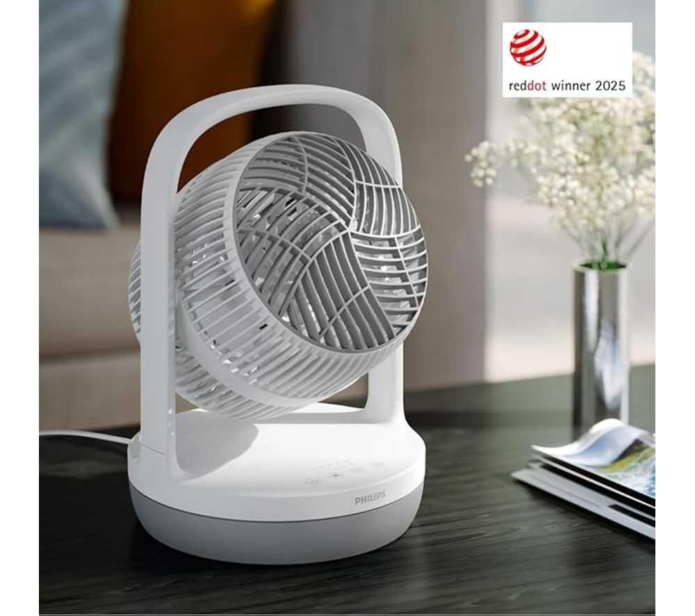 PHILIPS 2000 Series CX2050/00 Portable 8" Table Fan - White image number 2 of 10