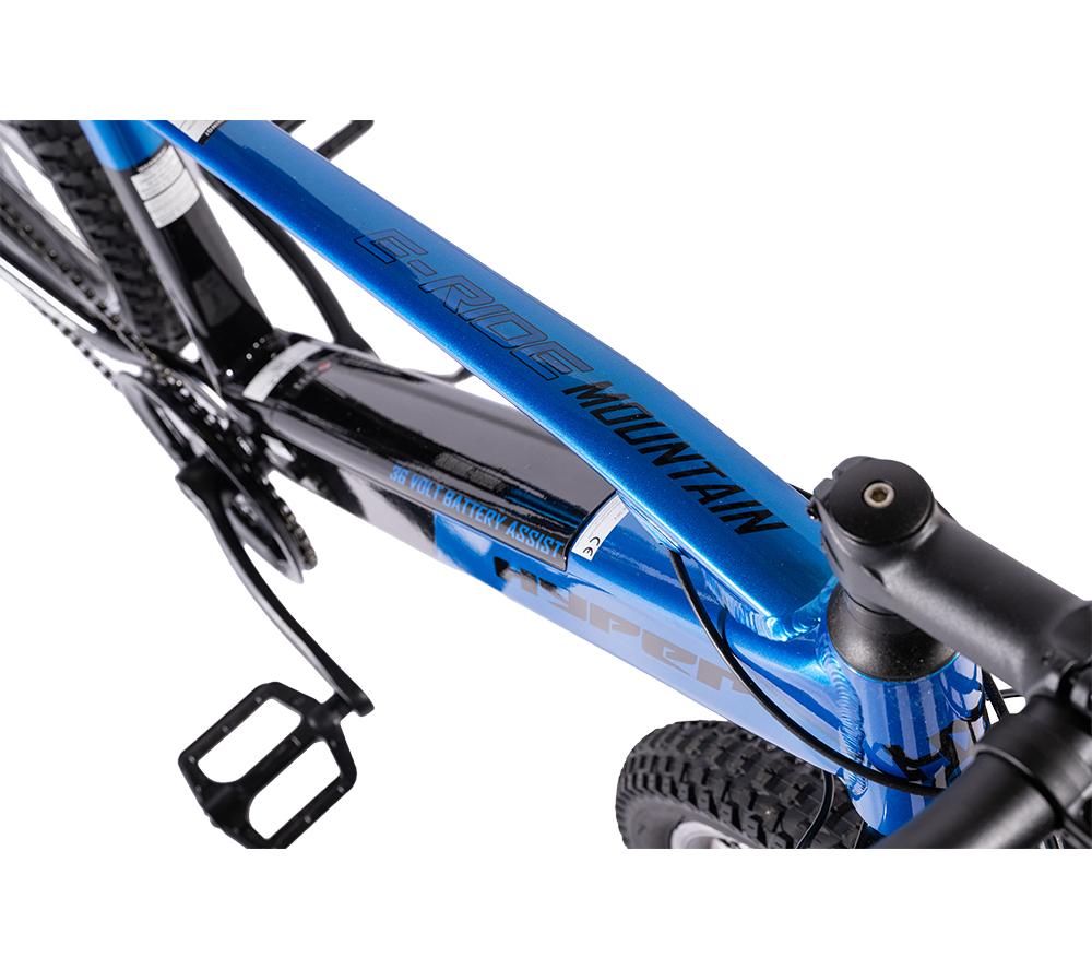 HYPER BICYCLES 26 MTB Electric Bike - Blue image number 6 of 7