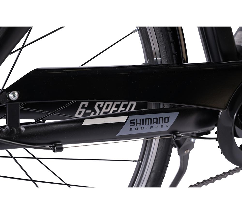 HYPER BICYCLES 700C Electric Bike - Black image number 5 of 9
