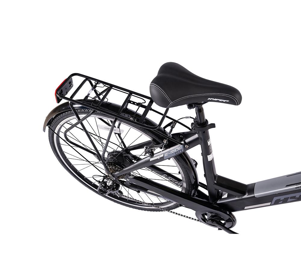 HYPER BICYCLES 700C Electric Bike - Black image number 6 of 9