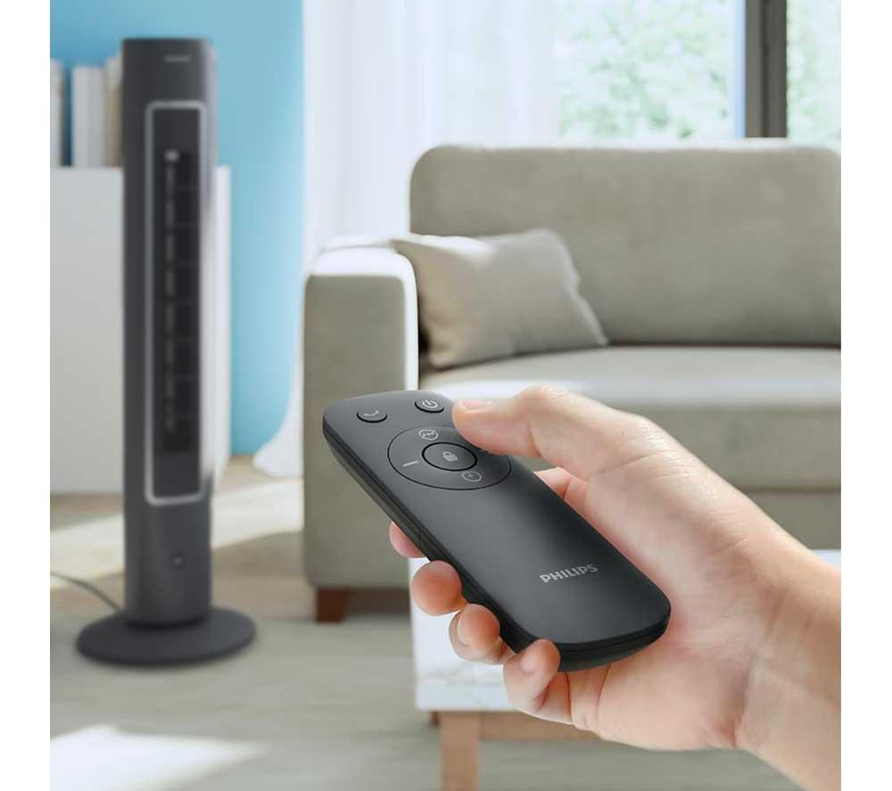 PHILIPS 5000 Series CX5535/11 Tower Fan - Dark Grey image number 5 of 5