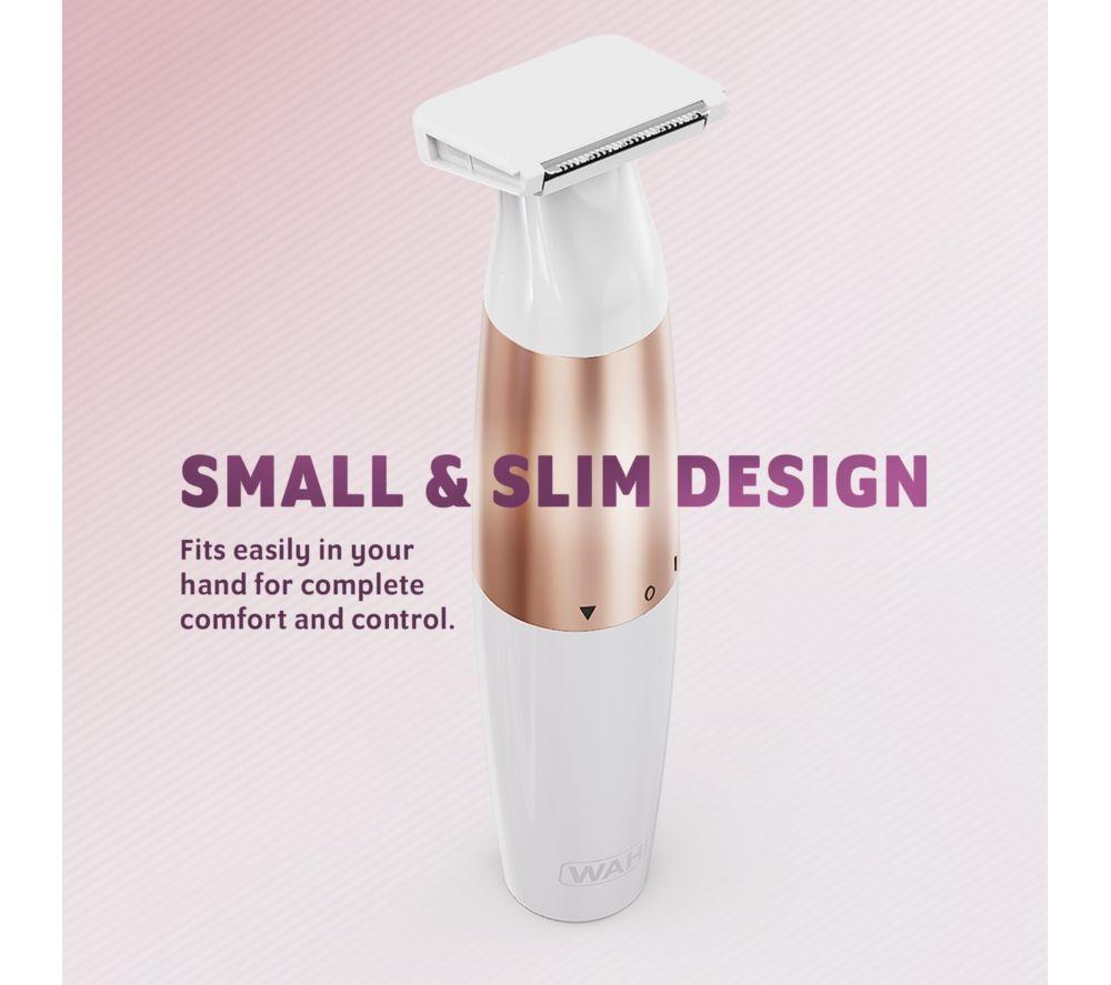 WAHL Trim & Shave Bikini Shaver - White & Rose Gold image number 2 of 6