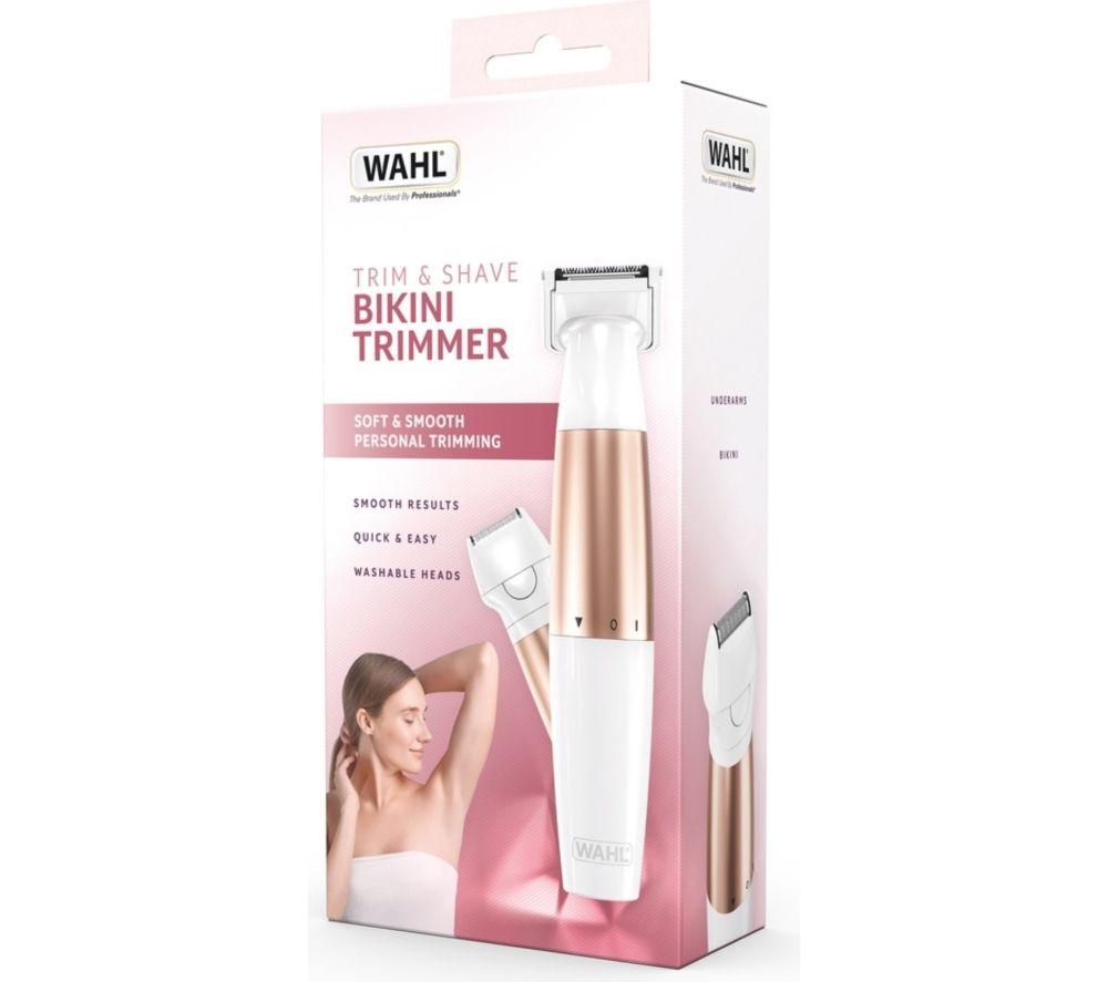 WAHL Trim & Shave Bikini Shaver - White & Rose Gold image number 4 of 6