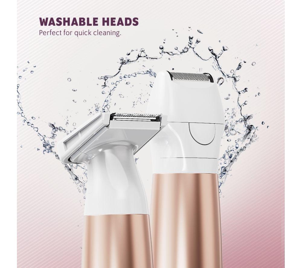 WAHL Trim & Shave Bikini Shaver - White & Rose Gold image number 5 of 6